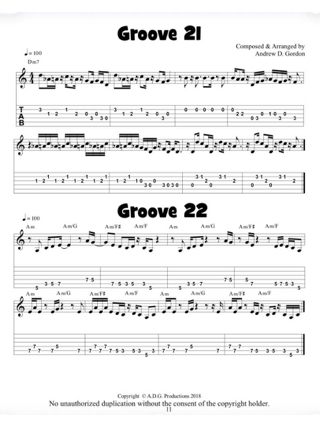 100 Ultimate Soul, Funk and R&B Grooves for Guitar - Andrew D. Gordon