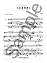 Nocturne - Georges Hüe - Partition - Flûte traversière