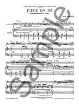 Piece en ré - Contrebasse - Jean Rivier - Partition - Contrebasse
