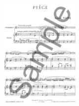 Pièce - Flûte ou hautbois, violon et piano - FAURÉ - Partition