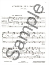 Cortège et Litanie Opus 19-2 - DUPRÉ - Partition - Orgue