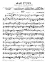 20 Etudes Progressives Volume 1 - Paul Jeanjean - Partition
