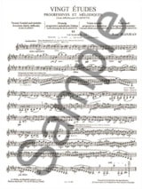 20 Etudes progressives - Volume 3 - Paul Jeanjean - Partition