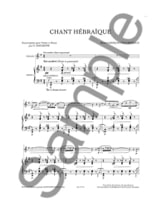 Chant Hébraïque - Violon et Piano - Mario Castelnuovo-Tedesco