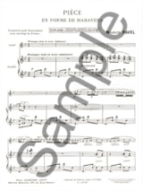 Pièce en forme de Habanera - Alto - RAVEL - Partition - Alto
