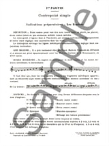 Cours de Contrepoint - DUPRÉ - Partition