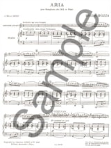 Aria - Saxophone - Eugène Bozza - Partition - Saxophone