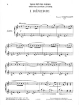 3 Petites pièces très faciles op. 7 - Marcel Grandjany - Partition
