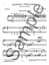 4 Preludes - Volume 2 N° 3-4 - Marcel Tournier - Partition