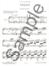 Féerie : Prélude et Danse - Marcel Tournier - Partition - Harpe