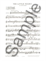 Le petit nègre - Quintette à vent - Partition + parties - DEBUSSY