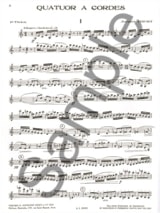 Quatuor à cordes - Partitions + Parties - IBERT - Partition - Quatuors