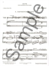Suite - Saxophone - Paul Bonneau - Partition - Saxophone