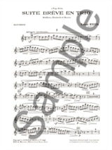 Suite brève en trio - Eugène Bozza - Partition - Trios