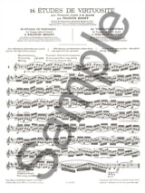 16 Etudes de virtuosité - Francis Bodet - Partition - Trompette