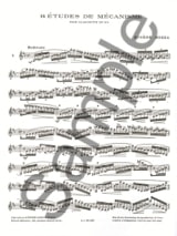 14 Etudes de mécanisme - Eugène Bozza - Partition - Clarinette