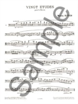 20 Etudes - Basson - Marcel Bitsch - Partition - Basson