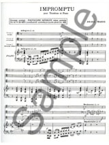 Impromptu - Amable Massis - Partition - Trombone