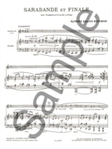 Sarabande et Finale - Raymond Gallois-Montbrun - Partition - Trompette