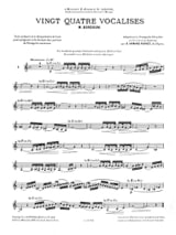 24 Vocalises - M. Bordogni - Partition - Trompette
