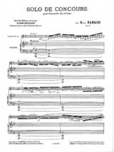 Solo de Concours Op. 10 - Henri Rabaud - Partition - Clarinette