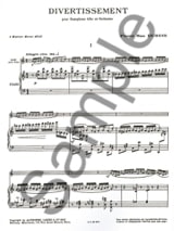 Divertissement - Pierre-Max Dubois - Partition - Saxophone