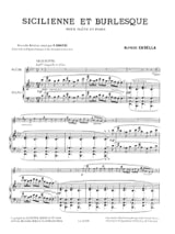 Sicilienne et Burlesque - Alfredo Casella - Partition