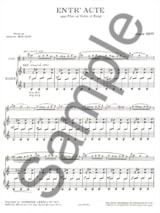 Entr'acte - Flûte harpe - IBERT - Partition - Duos