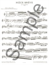 Pièce Brève - Eugène Bozza - Partition - Saxophone