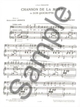 Chanson de la Mort - IBERT - Partition - Mélodies