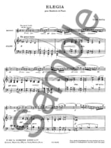Elegia - Hautbois et piano - ROTA - Partition - Hautbois