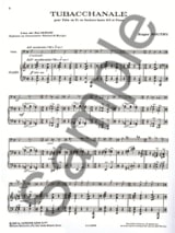 Tubacchanale - Roger Boutry - Partition - Tuba