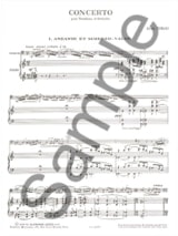 Concerto - TOMASI - Partition - Trombone