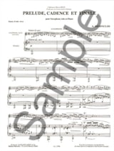Prélude Cadence Et Finale - Alfred Desenclos - Partition - Saxophone