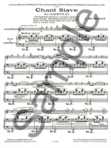 Chant slave - BARAT Joseph-Edouard - Partition - Clarinette