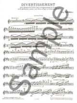 Divertissement - 4 Flûtes-Piano - Paul Bonneau - Partition