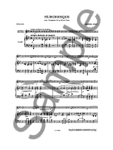 Humoresque - Marcel Poot - Partition - Trompette