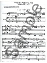 3 Portraits - M. Constant - Partition
