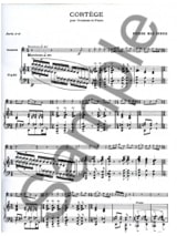 Cortège - Pierre-Max Dubois - Partition - Trombone