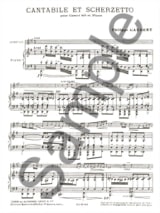 Cantabile et Scherzetto - Philippe Gaubert - Partition - Trompette