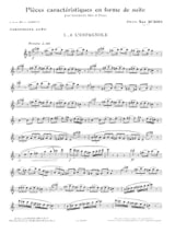 Pièces Caractéristiques Volume 1 - A L'espagnole - Pierre-Max Dubois