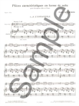 Pièces Caractéristiques Volume 1 - A L'espagnole - Pierre-Max Dubois