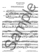 Fileuse - Jacques Castérède - Partition - Basson