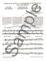 Exercices pour la technique supérieure du hautbois - Fernand Gillet
