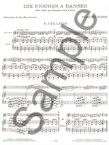 Dix Figures A Danser - Pierre-Max Dubois - Partition - Saxophone