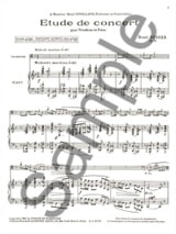 Etude de Concert - Henri Busser - Partition - Trombone