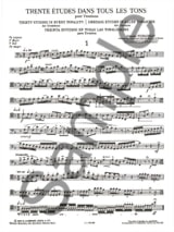 30 Etudes dans Tous les Tons - Gérard Pichaureau - Partition