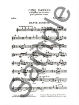 5 Danses profanes et sacrées - Quintette vent - TOMASI - Partition