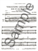 Variations Grégoriennes - TOMASI - Partition - Trompette