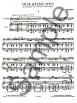 Divertimento - Roger Boutry - Partition - Saxophone